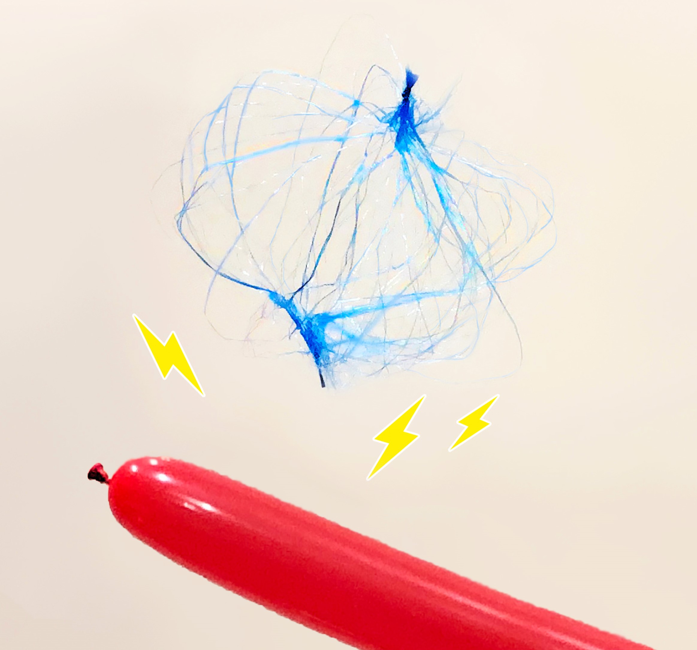 サイエンス屋台「ふわふわ電気クラゲ」