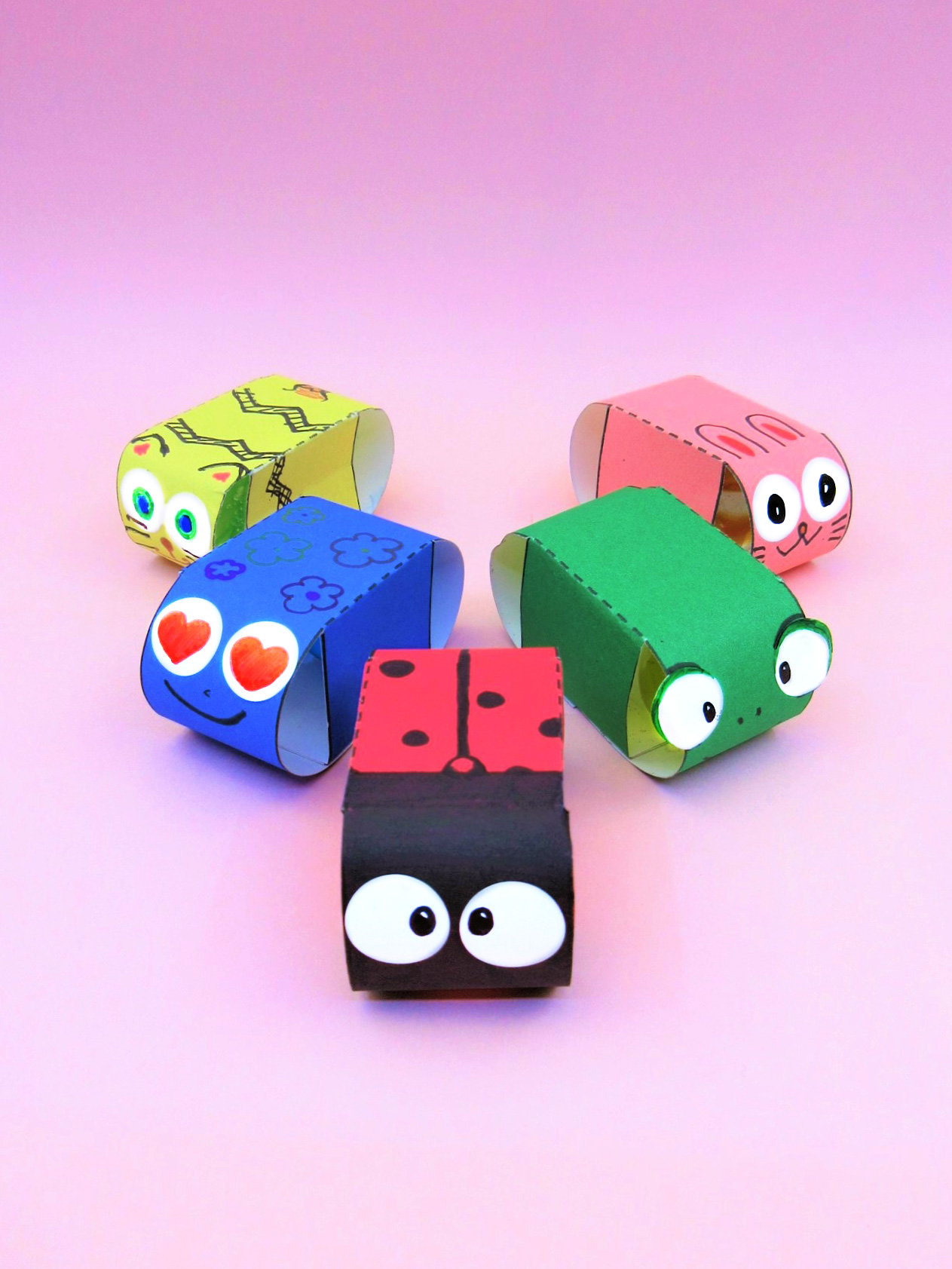 こどもクラフト「ビー玉虫」