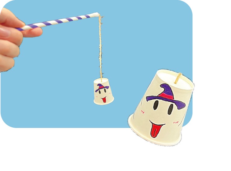 サイエンス屋台「ぷらぷらおばけ」