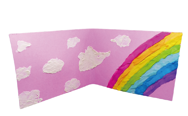 こどもクラフト「ぬりぬりアート」