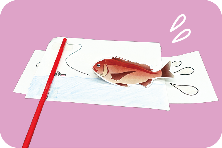 こどもクラフト「ぴちぴちフィッシュ」